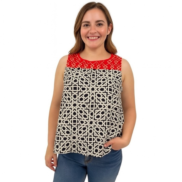 Anthropologie Tops - Anthropologie THML Celtic Print Cutout Back Tank Size S